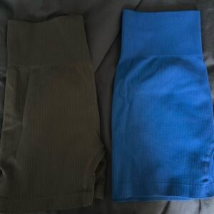 Amazon Gym Shorts in Grey and Blue